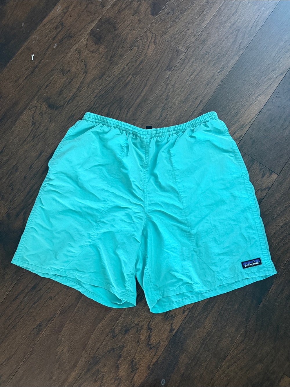 Patagonia Turquoise Swim Trunks